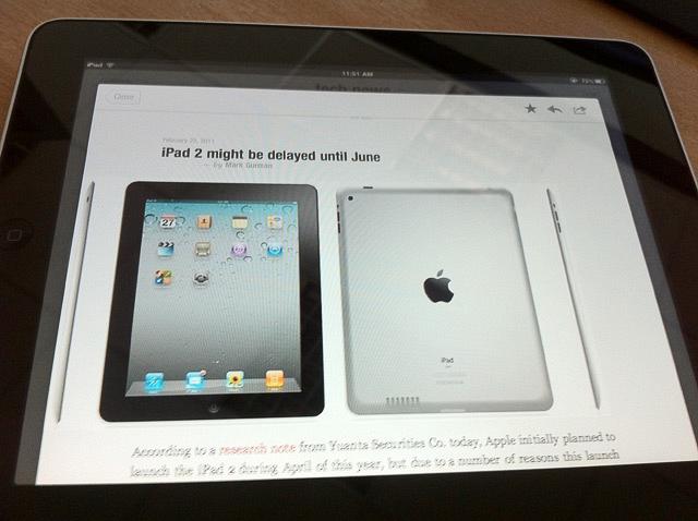 Apple iPad 2 in June