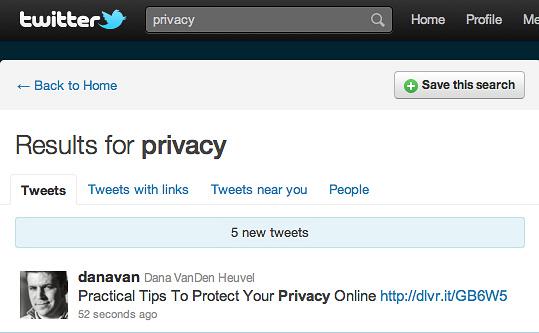 Twitter Privacy