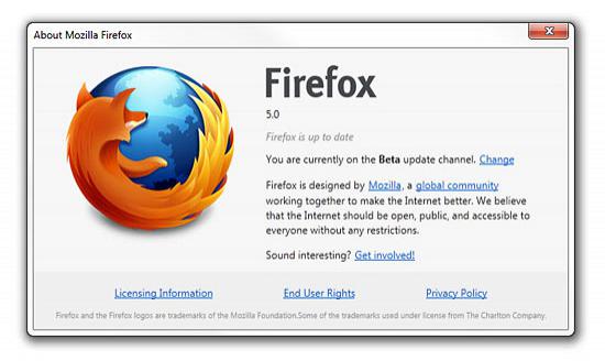 Firefox 5 First Build