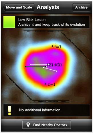 Skinscan app screenshot