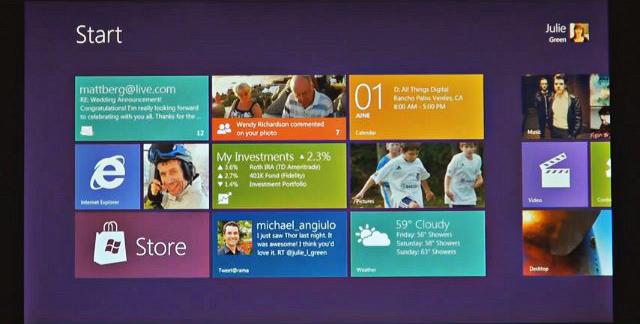 Microsoft Windows 8 Demo