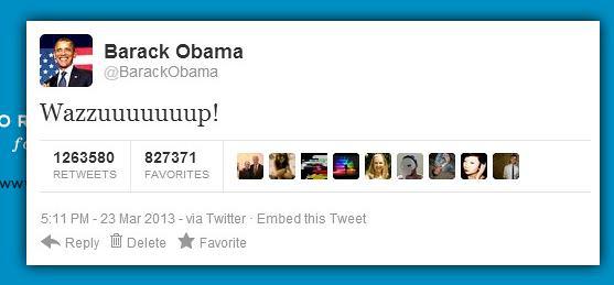 Barack Obama Fake Tweet