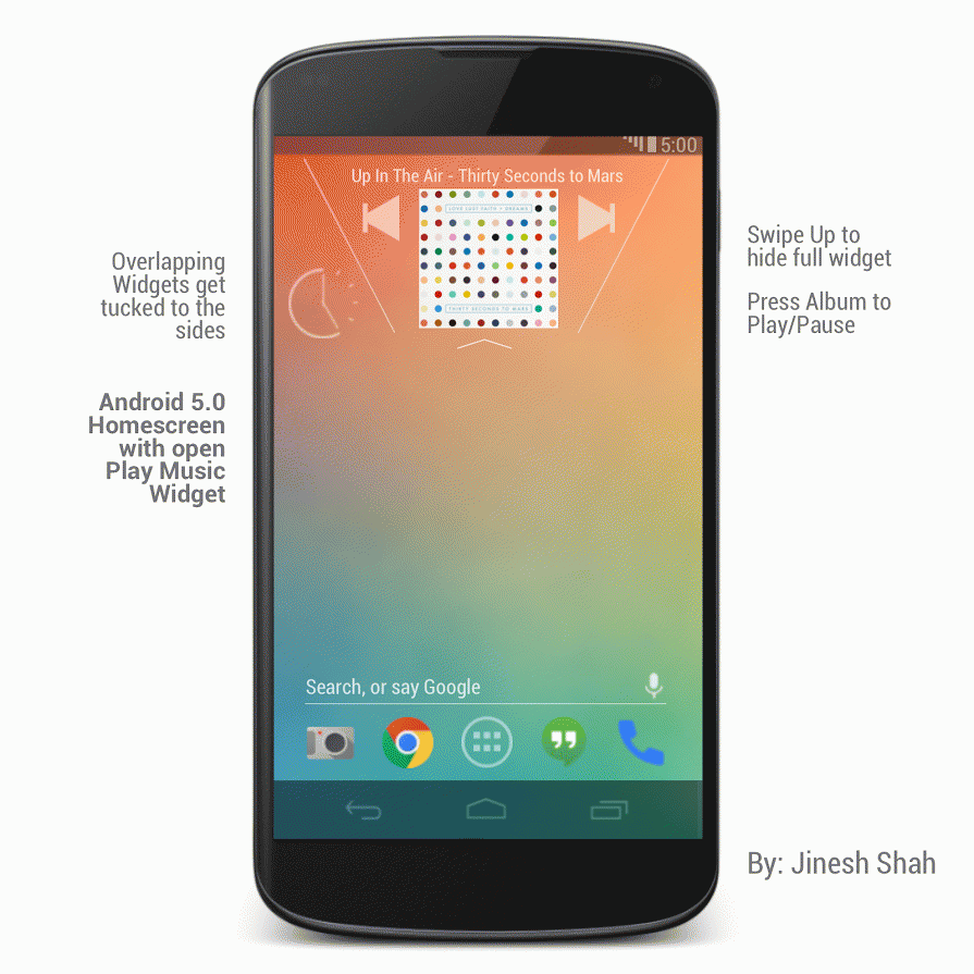Android-5.0-Music-Widget