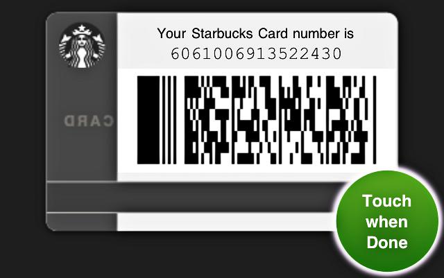Jonathan Stark Starbucks Card