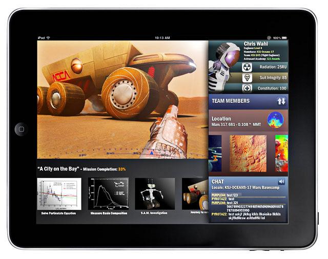 NASA MMO iPad Screenshot