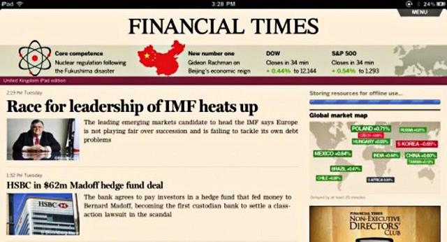 Financial Times iOS Screenshot