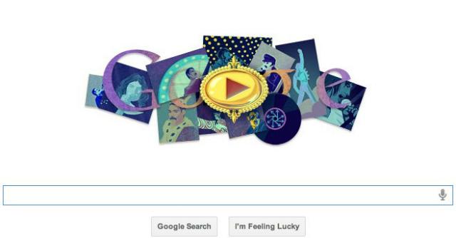 Freddie Mercury Google Doodle