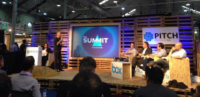 Startups pitching on WebSummit Stage